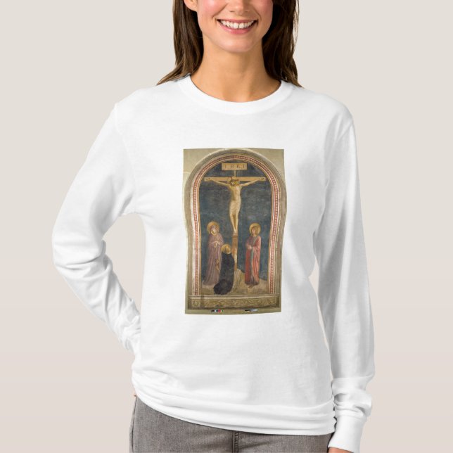 T-shirt Crucifixion avec la Vierge, solides solubles. John (Devant)