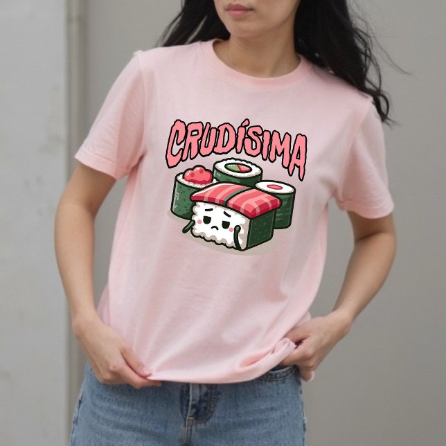 T-shirt Crudísima Funny Sushi espagnol (Crudísima Funny Spanish Sushi T-Shirt)