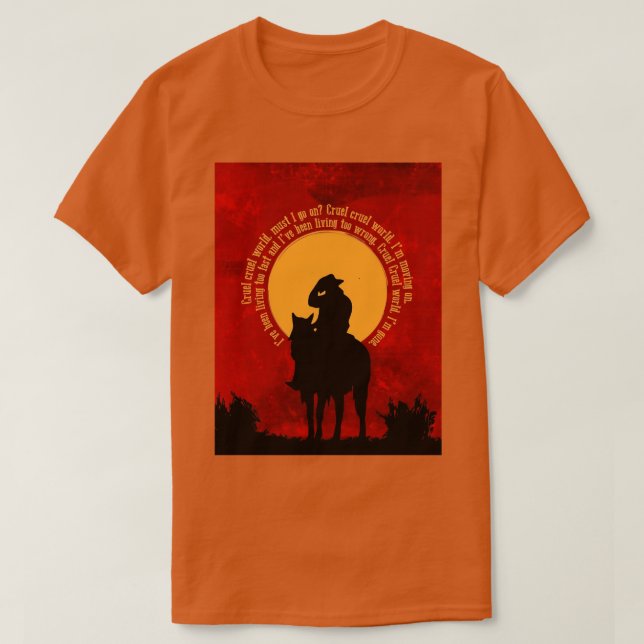 T-shirt Cruel Monde (Design devant)