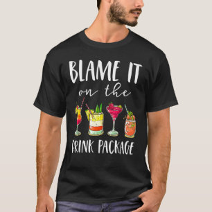 T-shirt Cruise Blame It Sur Le Forfait Boisson
