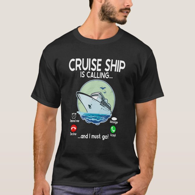 T-shirt Cruise Navire Appelle (Devant)