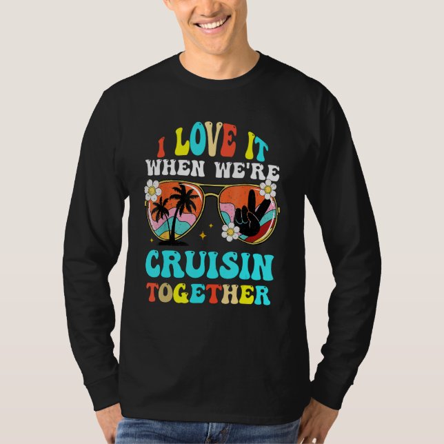 T-shirt Cruise Ship Vacation Friends Buddies Couples Girl  (Devant)