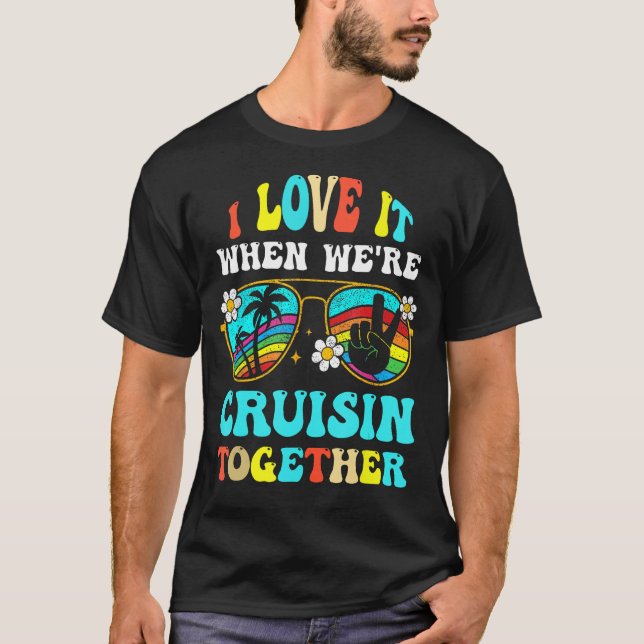 T-shirt Cruise Ship Vacation Friends Buddies Couples Girl  (Devant)