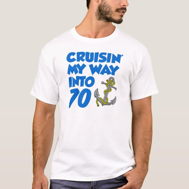 T-shirt Cruisin ma manière dans 70 (Devant)