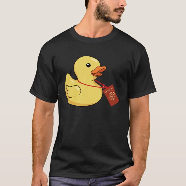 T-shirt Cruising Hiding Finding Rubber Ducks Passport Scav (Devant)