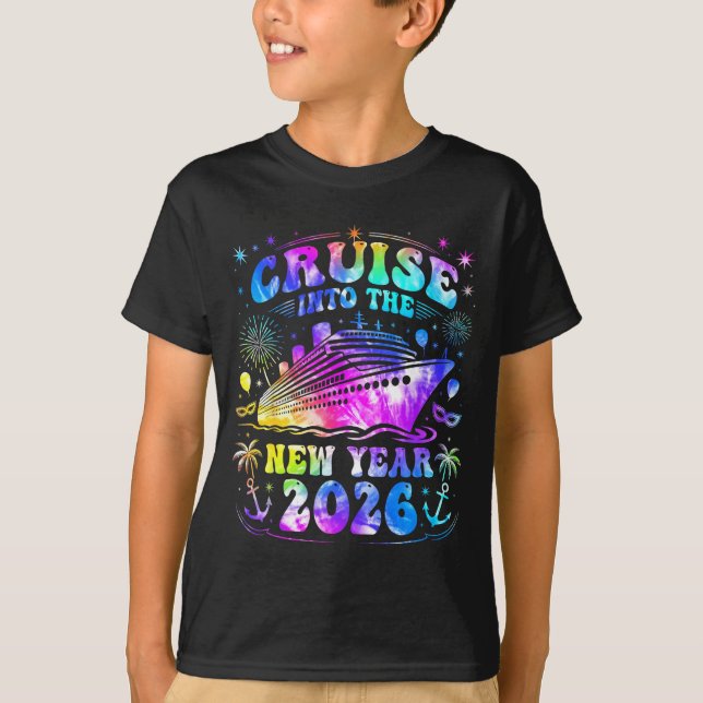 T-shirt Cruising Into 2026 New Years Eve Party Favors Fami (Devant)