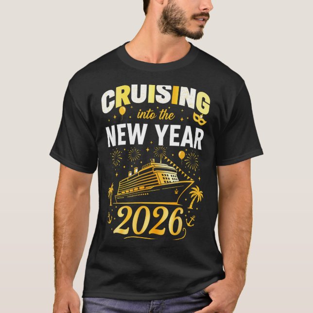 T-shirt Cruising Into 2026 New Years Eve Party Favors Fami (Devant)