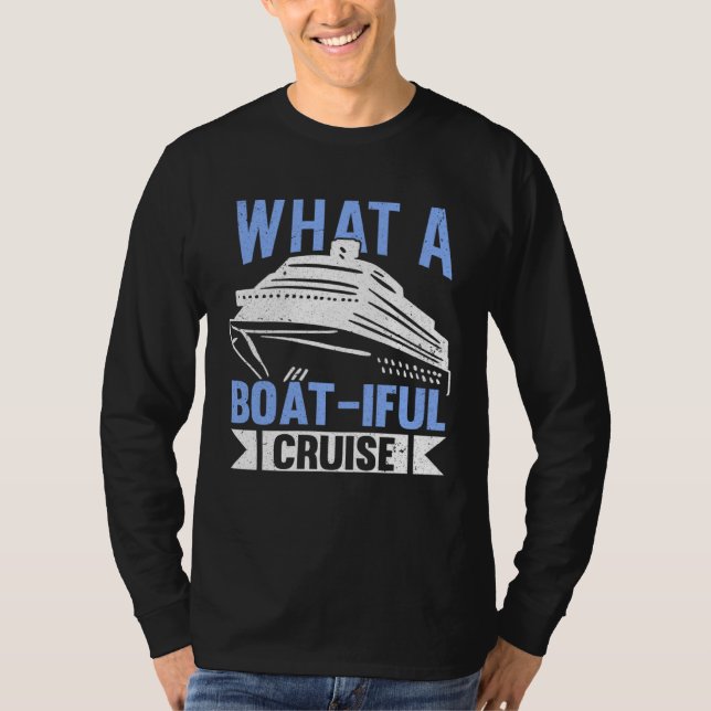 T-shirt Cruising Travel Vacation Boat Cruise Ship  1 (Devant)