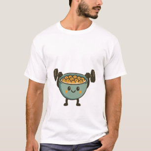 T-shirt Crunch Time - Gym drôle de céréales Workout