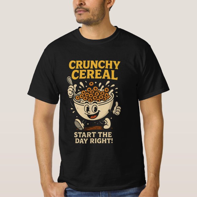 T-shirt Crunchy cereal (Devant)