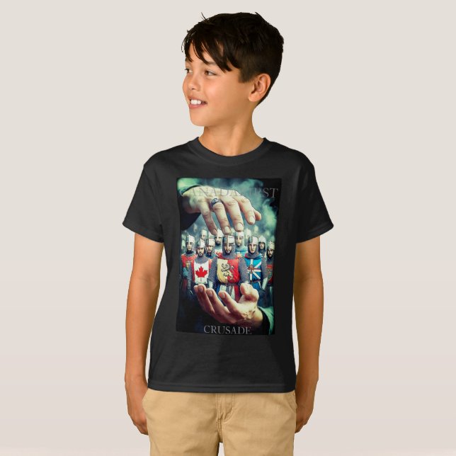 T-SHIRT CRUSADE CANADA D'ABORD (Devant entier)