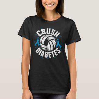 T-shirt Crush Diabète Volleyball Diabète Sensibilisation