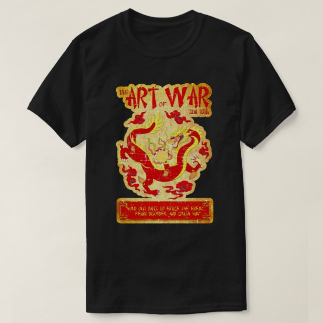 T-shirt Crush him - The Art of War - Sun Tzu (Design devant)