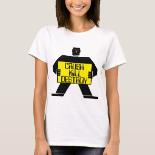 T-shirt Crush ! Tuez ! Détruisez ! Robot vintage