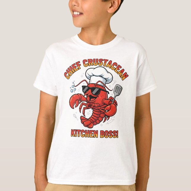 T-shirt Crustacean Commander – Lobster Chef Tee (Devant)