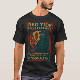 T-shirt Crustacés à marée rouge - La délicieuse cuisine d'