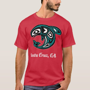 T-shirt Cruz Père Noël CA Native American Tribal Orca Kill