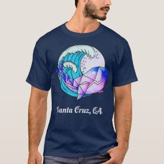 T-shirt Cruz Père Noël CA Peinture japonaise Géométrique O