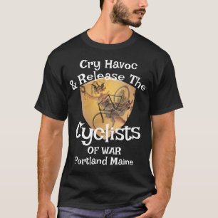 T-shirt Cry Havoc Cyclistes Vélo de Guerre