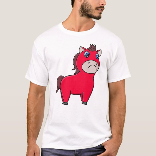T-shirt Crying Horse (Devant)