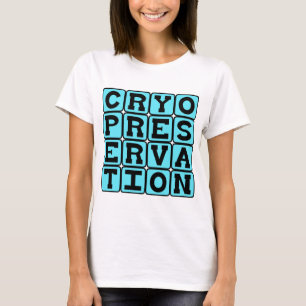 T-shirt Cryoconservation, congélation d'humains