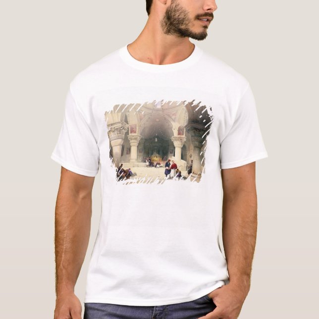 T-shirt Crypte du Saint-Sépulcre, Jérusalem, plaque 20 f (Devant)