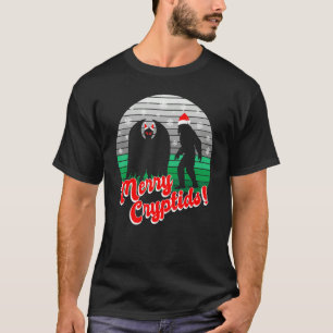 T-shirt Cryptid de Noël de Mothman Yeti