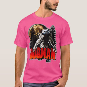T-shirt Cryptid Du Monstre De Loup-garou De L'Amérique Dog