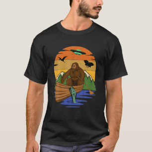 T-shirt Cryptid River Bigfoot T Avec OVNI Sea Creator Moth