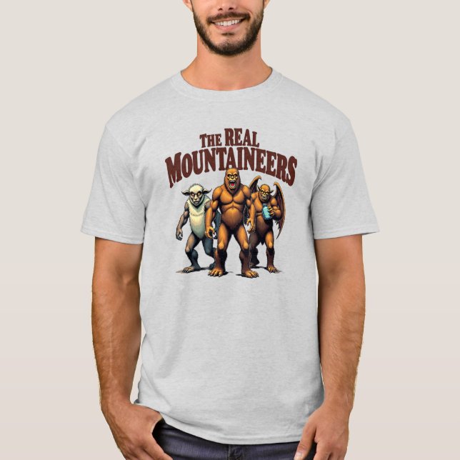 T-shirt Cryptid West Virginia (Devant)