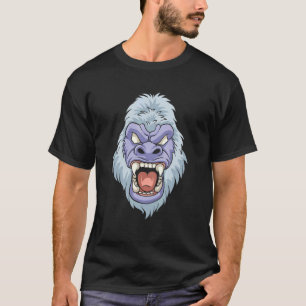 T-shirt Cryptidcore Yeti Mythique Créature Folklore Mounta