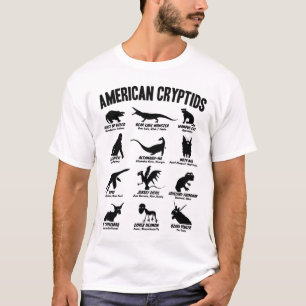 T-shirt Cryptides américains