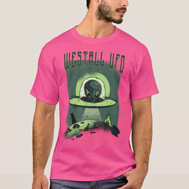 T-shirt Cryptides surnaturels Westall 66 Ufo (Devant)