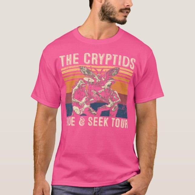 T-shirt Cryptids Hide Seek Tour Cryptidbigfoot Mothma (Devant)