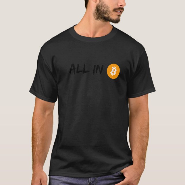 T-shirt Crypto Bitcoin Blockchain Cryptomonnaie Fun (Devant)