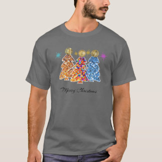 T-shirt Crypto Bitcoin Ethereum Dogecoin Stained Glass Fun
