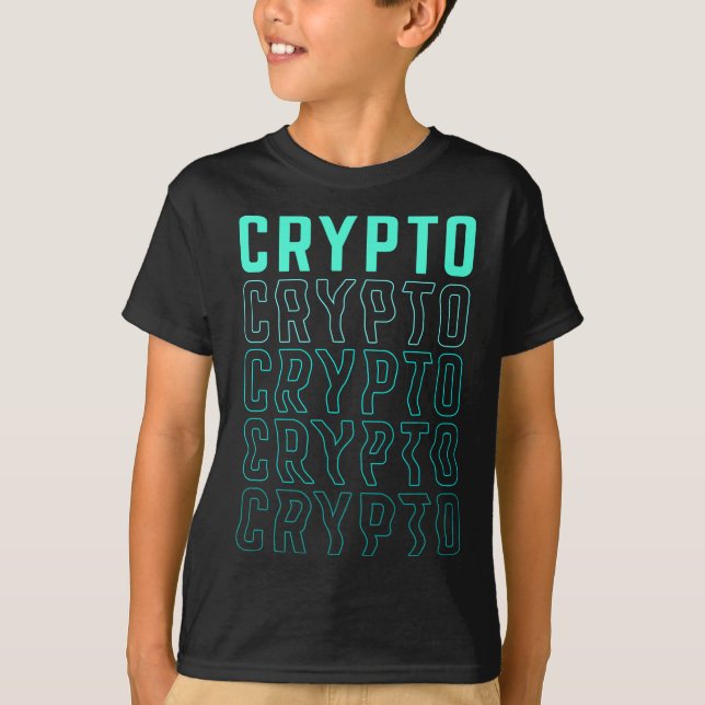T-shirt CRYPTO Bitcoin monnaie actif Digital Finance Mone (Devant)