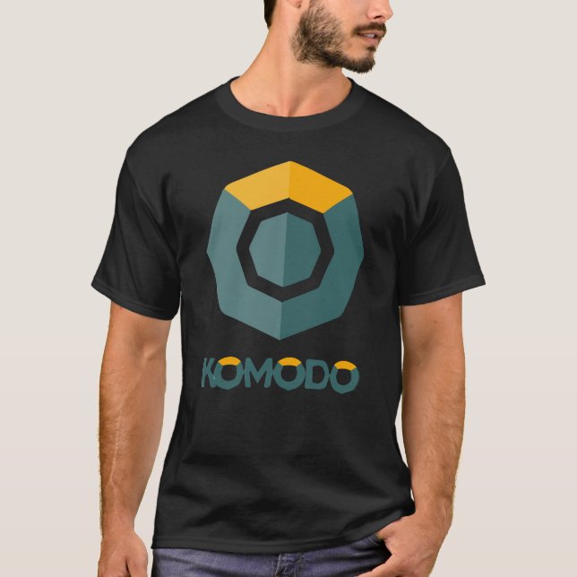 T-shirt Crypto Blockchain KMD chemise de Komodo (Devant)