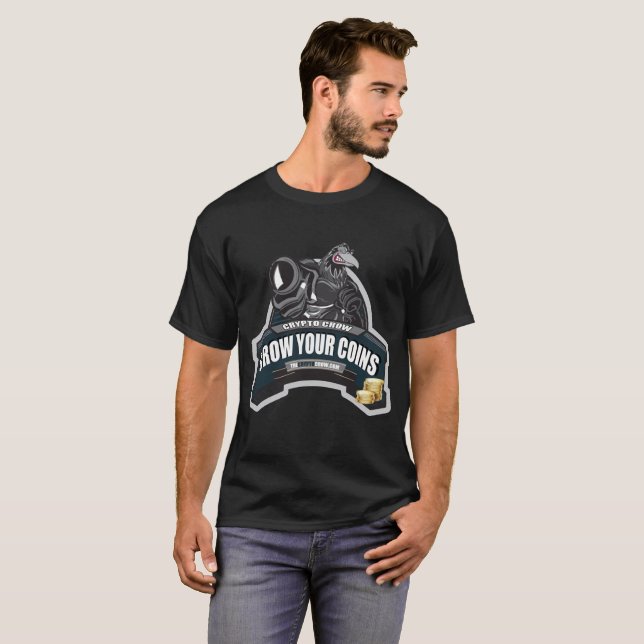 T-shirt Crypto corneille - rappellent votre chemise de (Devant entier)