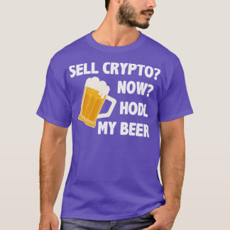 T-shirt Crypto Crypto Bitcoin Drôle Hodl