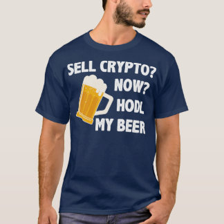 T-shirt Crypto Crypto Bitcoin Drôle Hodl
