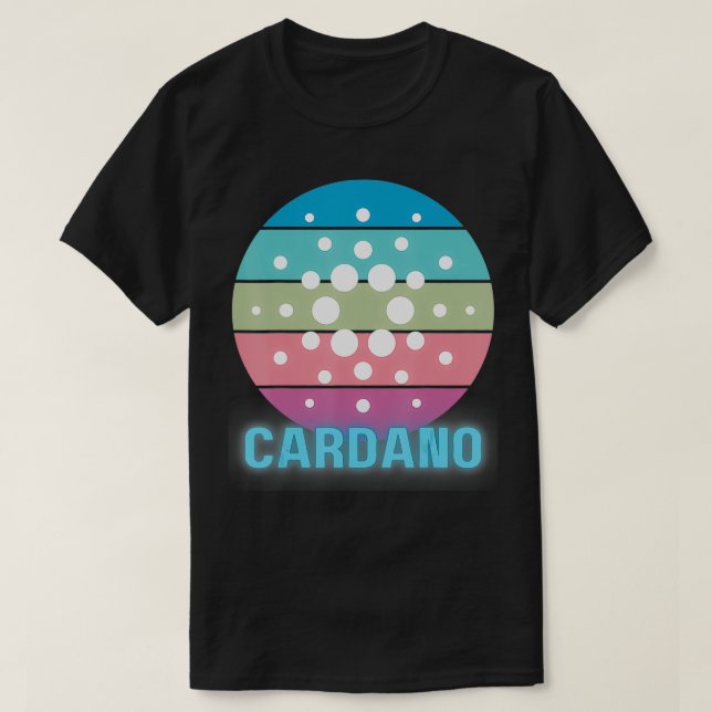 T-shirt Crypto de contrat intelligent Cardano ADA Blockcha (Design devant)