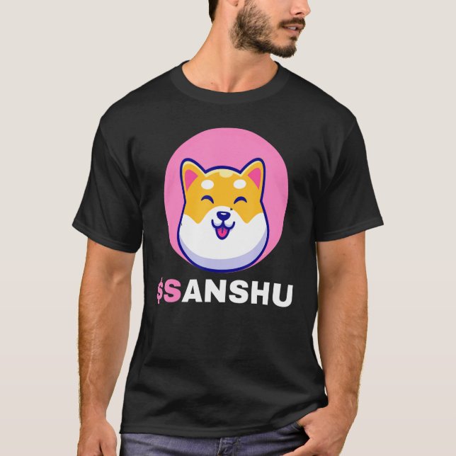 T-shirt Crypto de crypto-monnaie Sanshu Sanshu Inu (Devant)