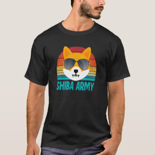 T-shirt Crypto de la pièce de l'armée de Shiba Inu