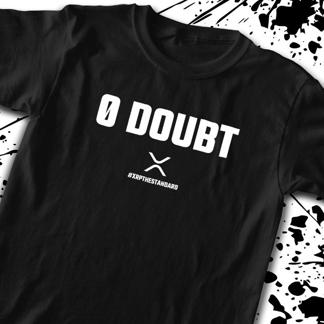 T-shirt Crypto de mème XRP Crypto crypto 0 devis de doute (Créateur téléchargé)
