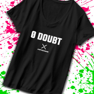 T-shirt Crypto de mème XRP Crypto crypto 0 devis de doute