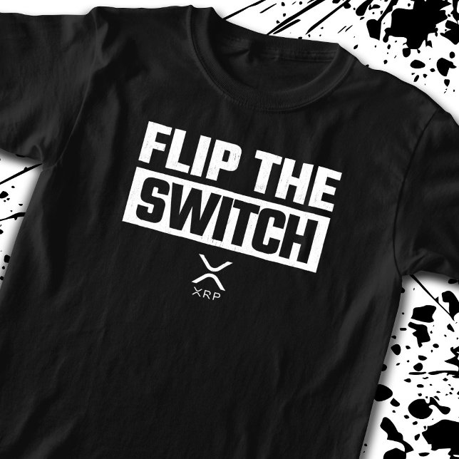 T-shirt Crypto Devise XRP Cryptodevise Retourner le commut (Créateur téléchargé)