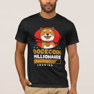 T-shirt Crypto DogeCoin Millionaire Chargement