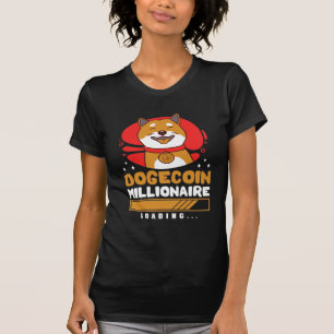 T-shirt Crypto DogeCoin Millionaire Chargement