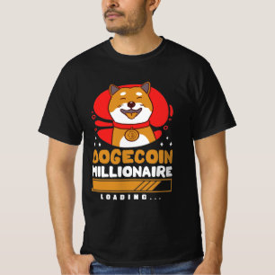 T-shirt Crypto DogeCoin Millionaire Chargement